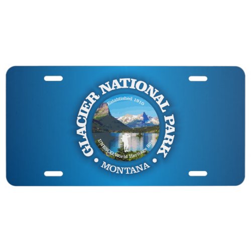 Glacier National Park rd2 License Plate