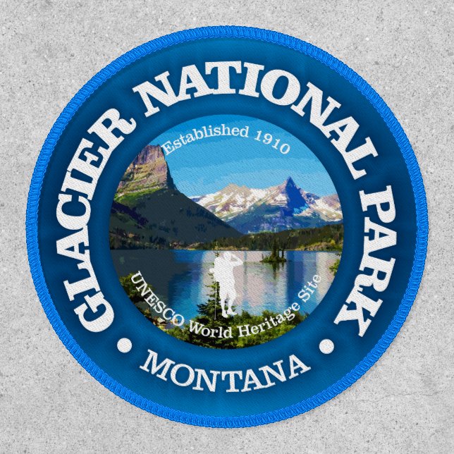 Glacier National Park (rd)2 Patch (Front)