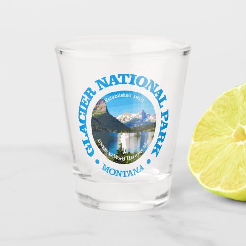 Glacier National Park rd2 Shot Glass