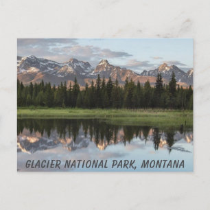 Glacier National Park Rocky Mountains Montana Postcard