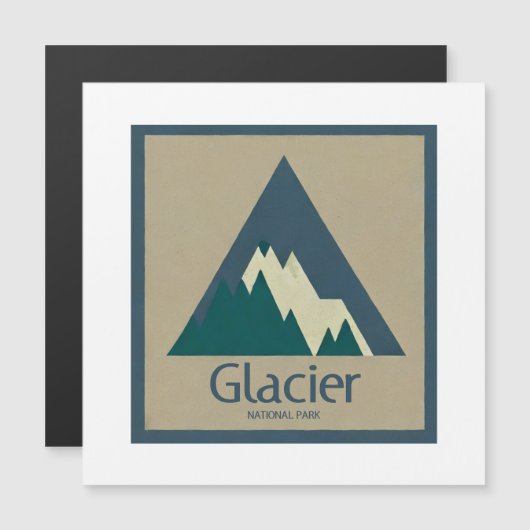 Glacier National Park Rustic (Front/Back)