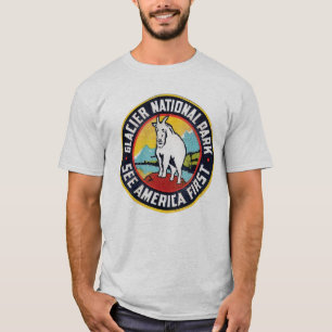 Glacier National Park See America First T-Shirt
