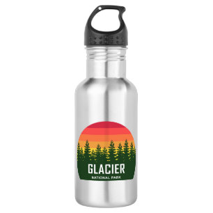 Glacier National Park Stainless Steel Water Bottle