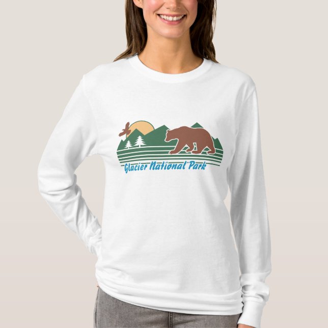 Glacier National Park T-Shirt (Front)