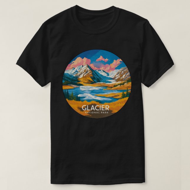 Glacier National Park T-Shirt (Design Front)