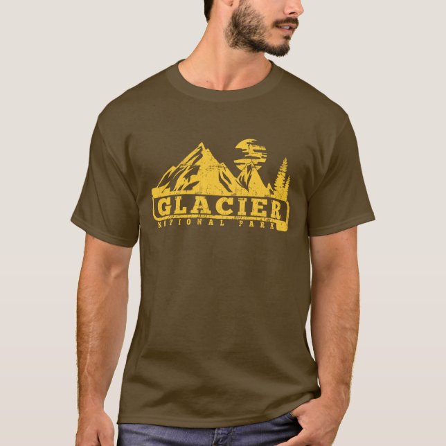 Glacier National Park T-Shirt (Front)