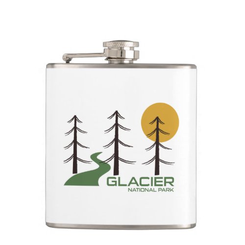 Glacier National Park Trail Flask