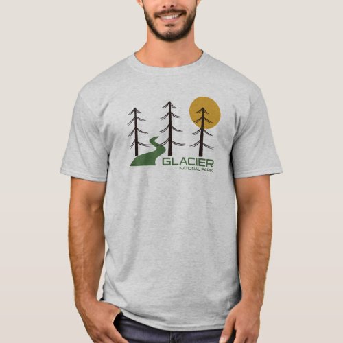 Glacier National Park Trail T_Shirt