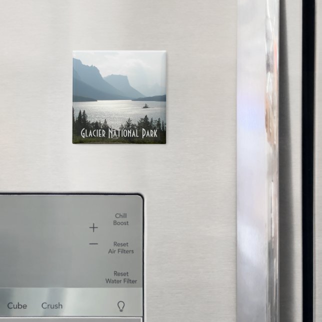 Glacier National Park Travel Photo Magnet (In Situ (Fridge))