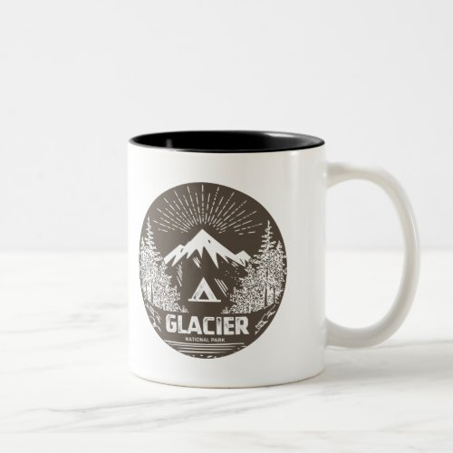 Glacier National Park Two_Tone Coffee Mug