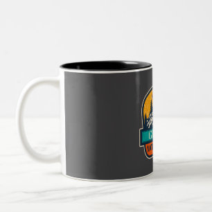 Glacier national park Two-Tone coffee mug