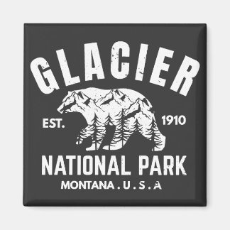 Glacier National Park USA Montana Magnet