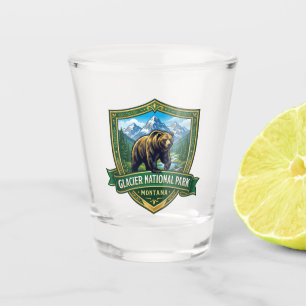 Glacier National Park USA Shot Glass