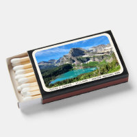 Glacier National Park Wedding Favor Matches