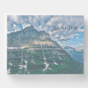 Glacier National Park Wooden Sign