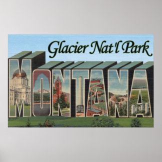 Glacier Nat'l Forest, Montana Poster