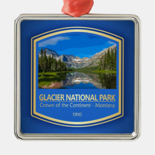 Glacier NP (PF1) Metal Ornament