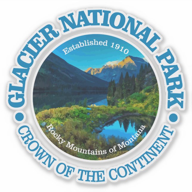Glacier NP Sticker (Front)