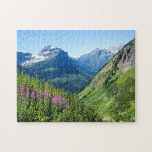 Glacier Park flowers Jigsaw Puzzle