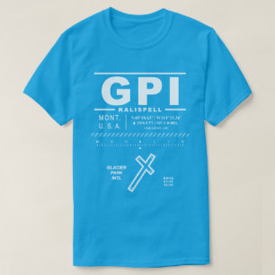 Glacier Park International Airport GPI T-Shirt