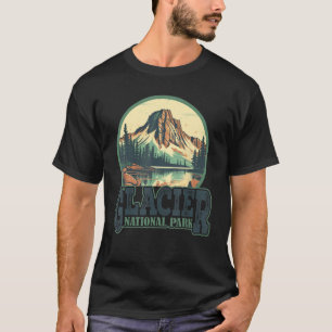 Glacier Park Montana Exploring US Outdoor National T-Shirt
