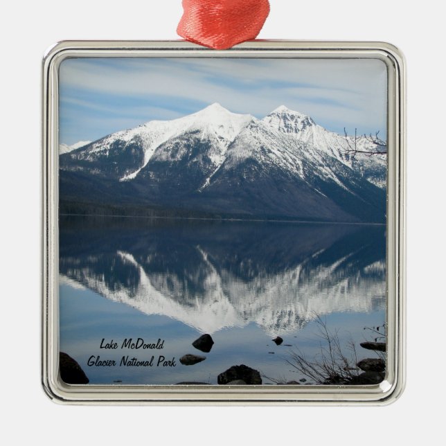 Glacier Park Ornament! Metal Ornament (Front)