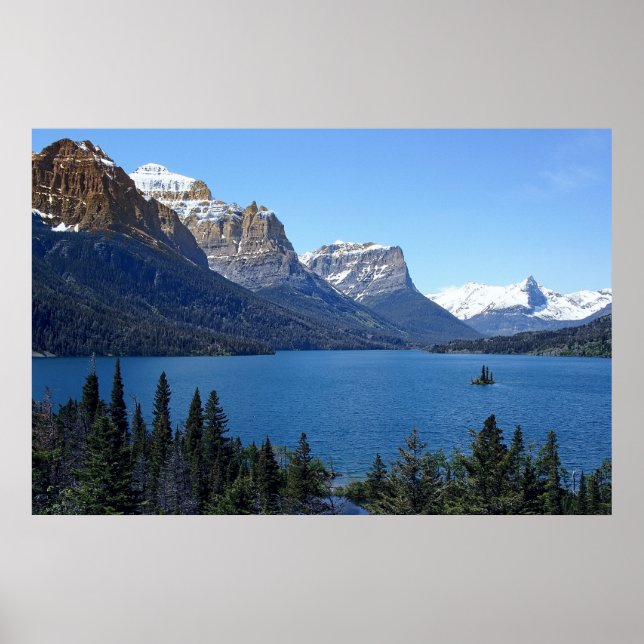 GLACIER PARK - ST. MARY'S LAKE POSTER (Front)