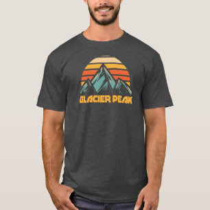 Glacier Peak Retro Turquoise T-Shirt