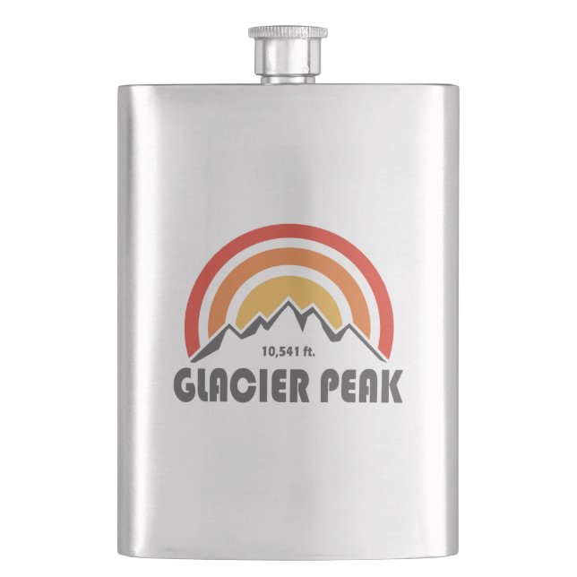 Glacier Peak, Washington Flask (Front)