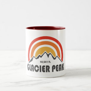 Glacier Peak, Washington Two-Tone Coffee Mug