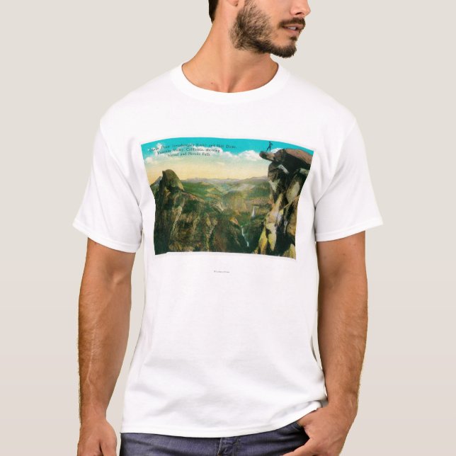 Glacier Point, Half Dome, and Yosemite Valley T-Shirt (Front)