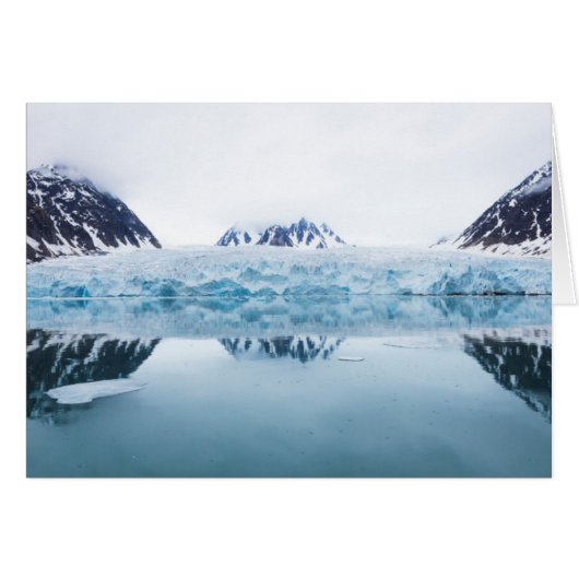 Glacier reflections, Norway Cards (Front Horizontal)