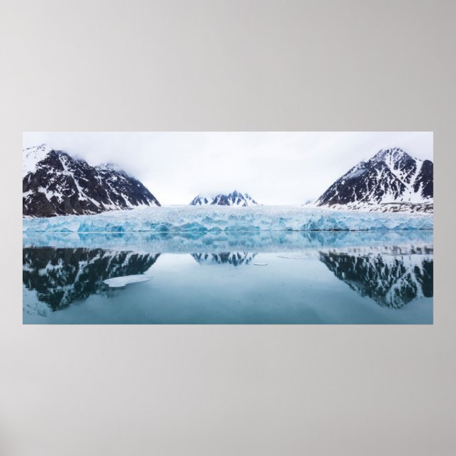 Glacier reflections, Norway Poster (Front)