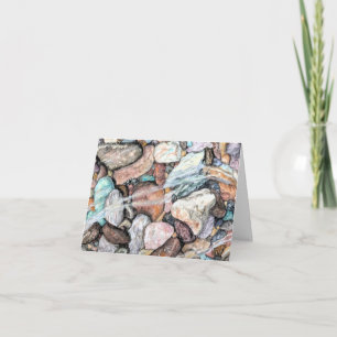 Glacier River Rocks Thank You Card