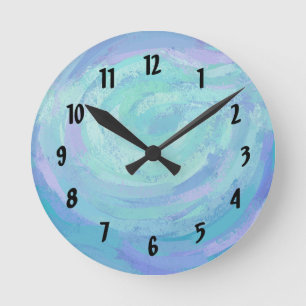 Glacier Round Clock