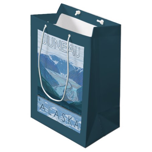 Glacier Scene _ Juneau Alaska Medium Gift Bag