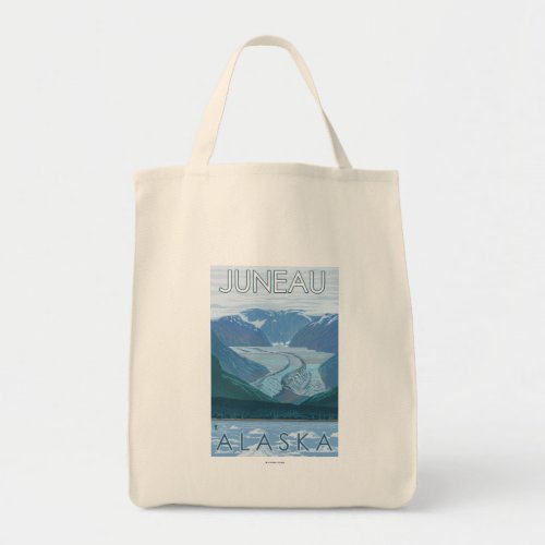 Glacier Scene _ Juneau Alaska Tote Bag