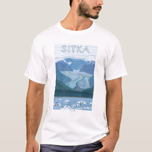 Glacier Scene - Sitka, Alaska T-Shirt