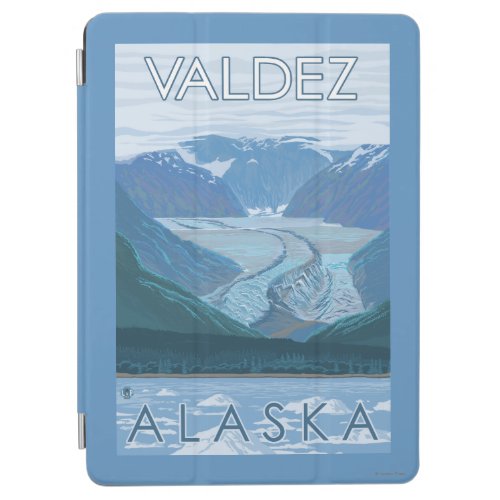 Glacier Scene _ Valdez Alaska iPad Air Cover