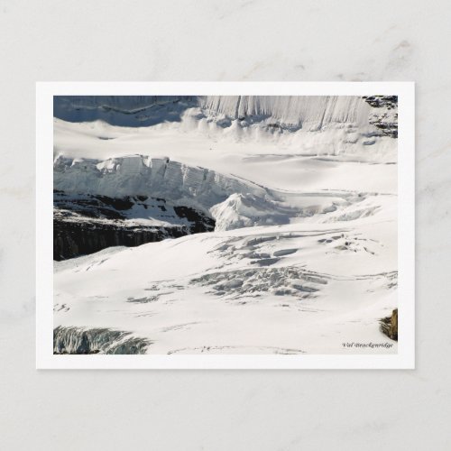 Glacier Snow Post Card