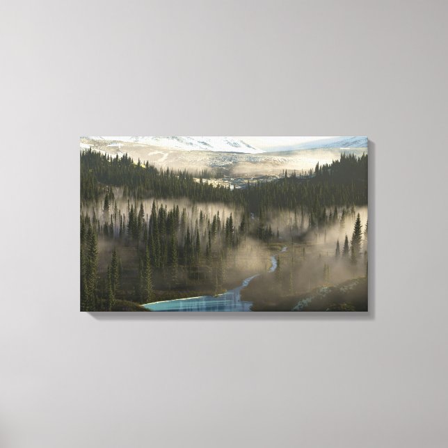 Glacier Valley Canvas Print (Front)