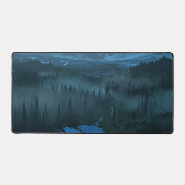 Glacier Valley (Sunrise) Desk Mat (Front)