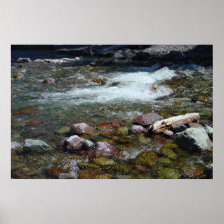 Glacier Water Poster