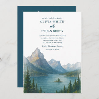 Glacier Wedding Invitation