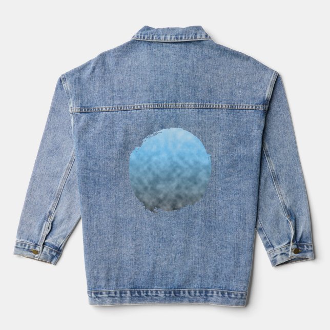 Glaciers Breath Denim Jacket (Back)