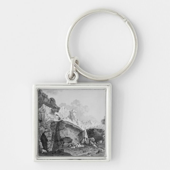 Glaciers of Grindelwald Keychain (Front)