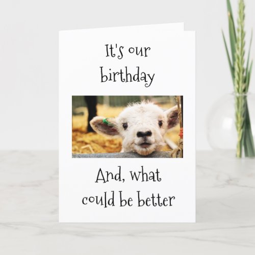 GLAD I AM GROWING OLD WITH YOU_AGE HUMOR FRIEND CARD