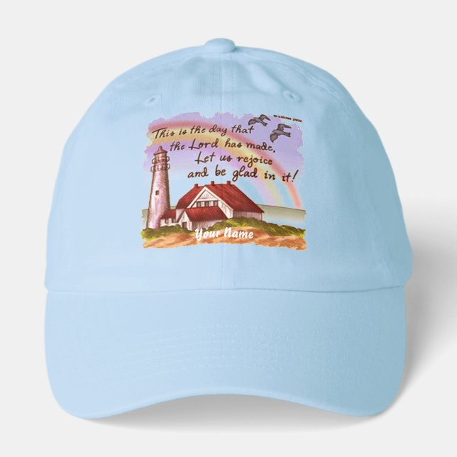 Glad Lighthouse Christian Hat (Front)