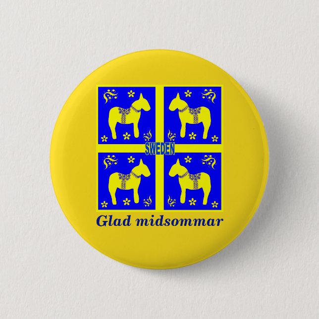 Glad Midsommar , Button (Front)