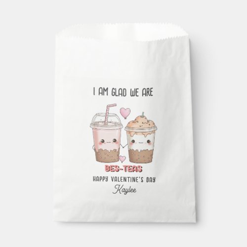 Glad We Are Bes_teas KID Valentines Day Classroom Favor Bag